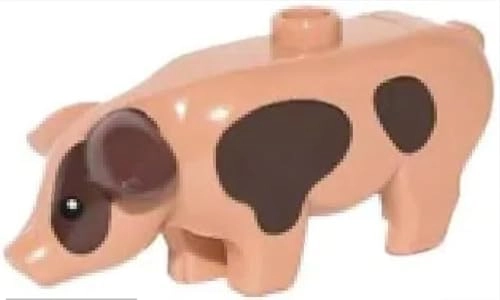 Animal Mini Figures - Pig 6pcs