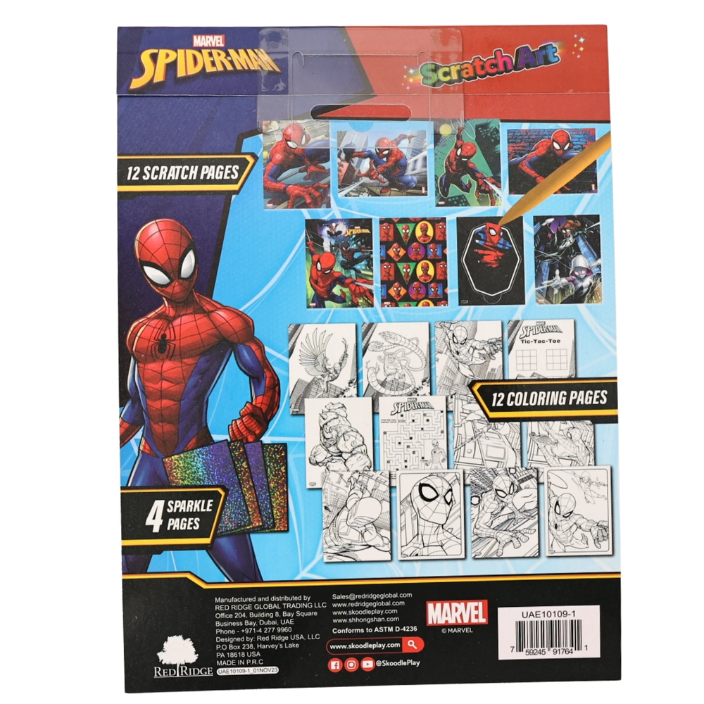 Spider Man Scratch Art - 3+ years