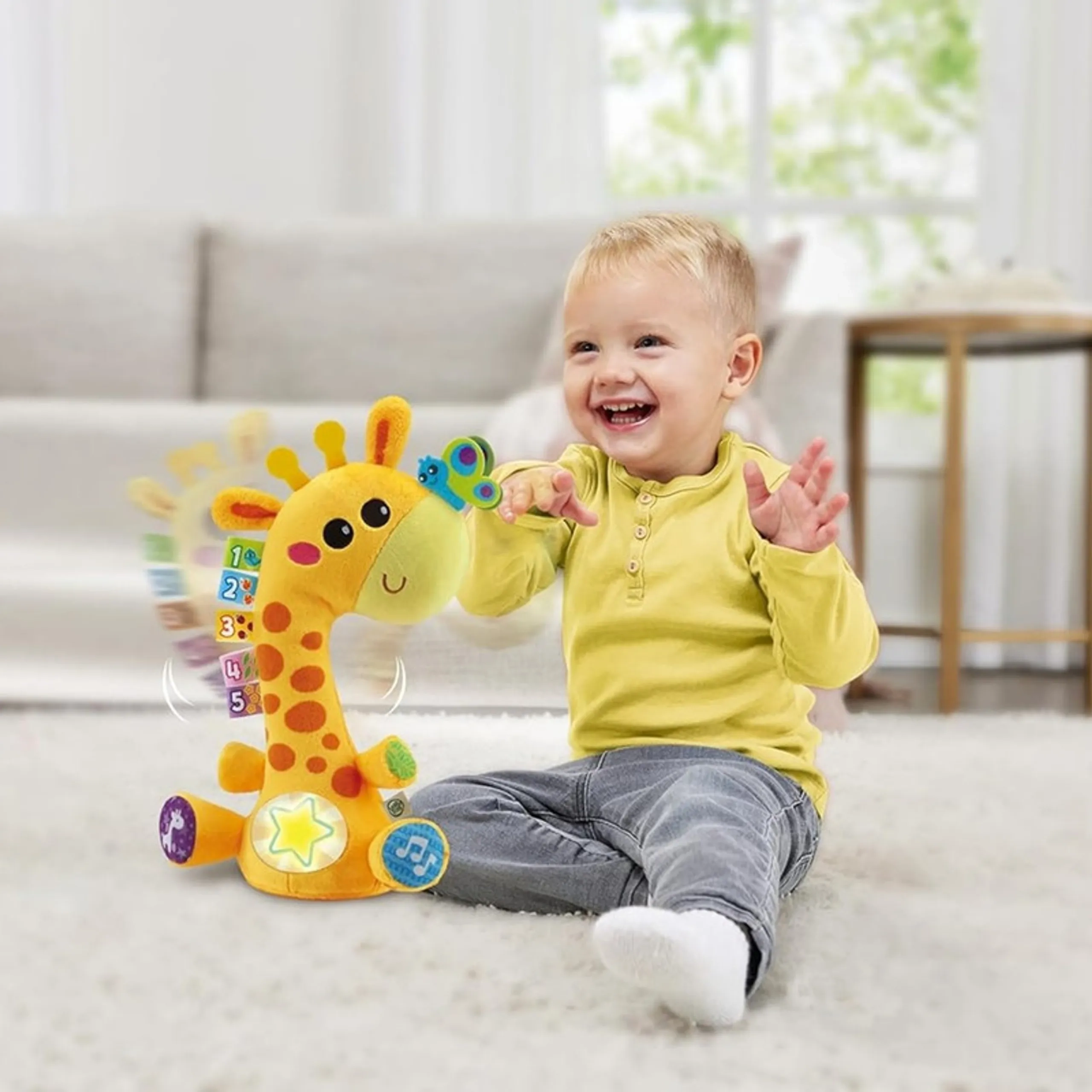 Dancing Colours Giraffe Musical Toy - 12 months+