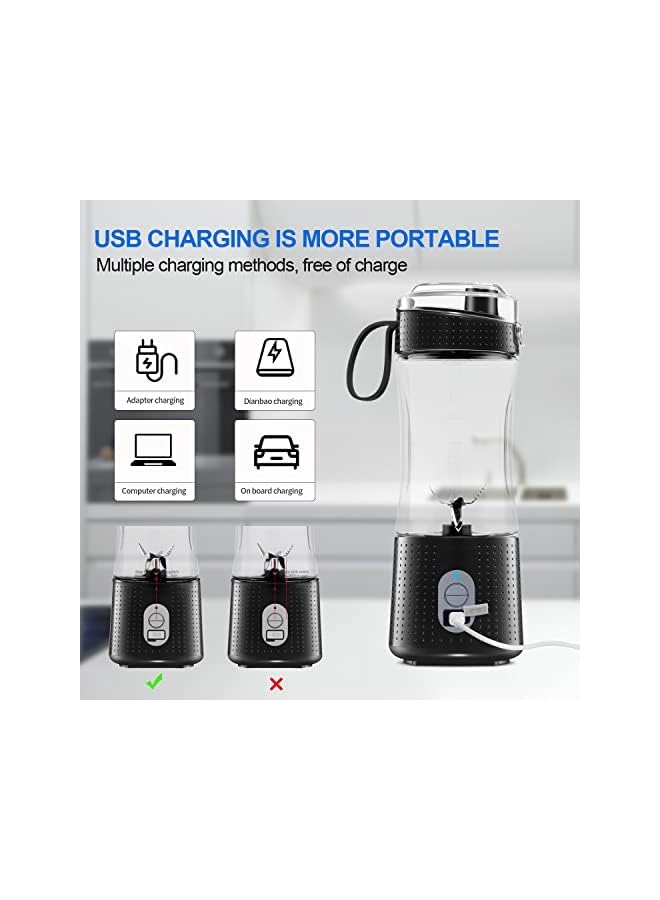 Portable Personal Blender - USB Rechargeable 6 Blades