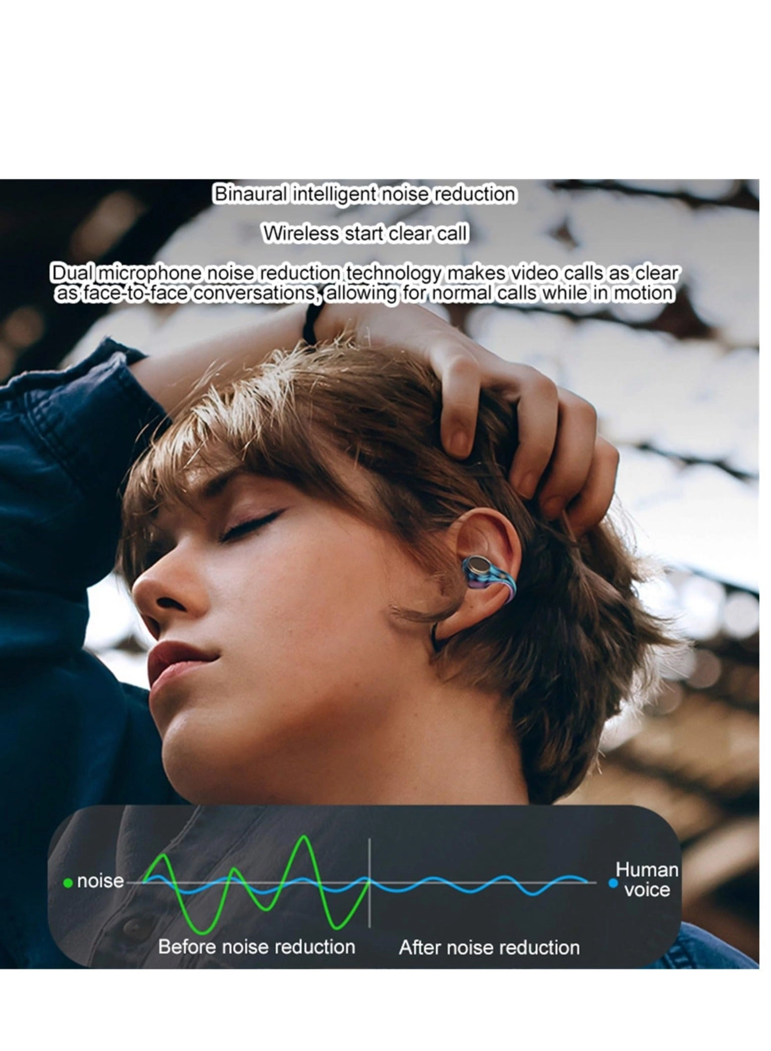 Bone Conduction Headphones Wireless Headphone