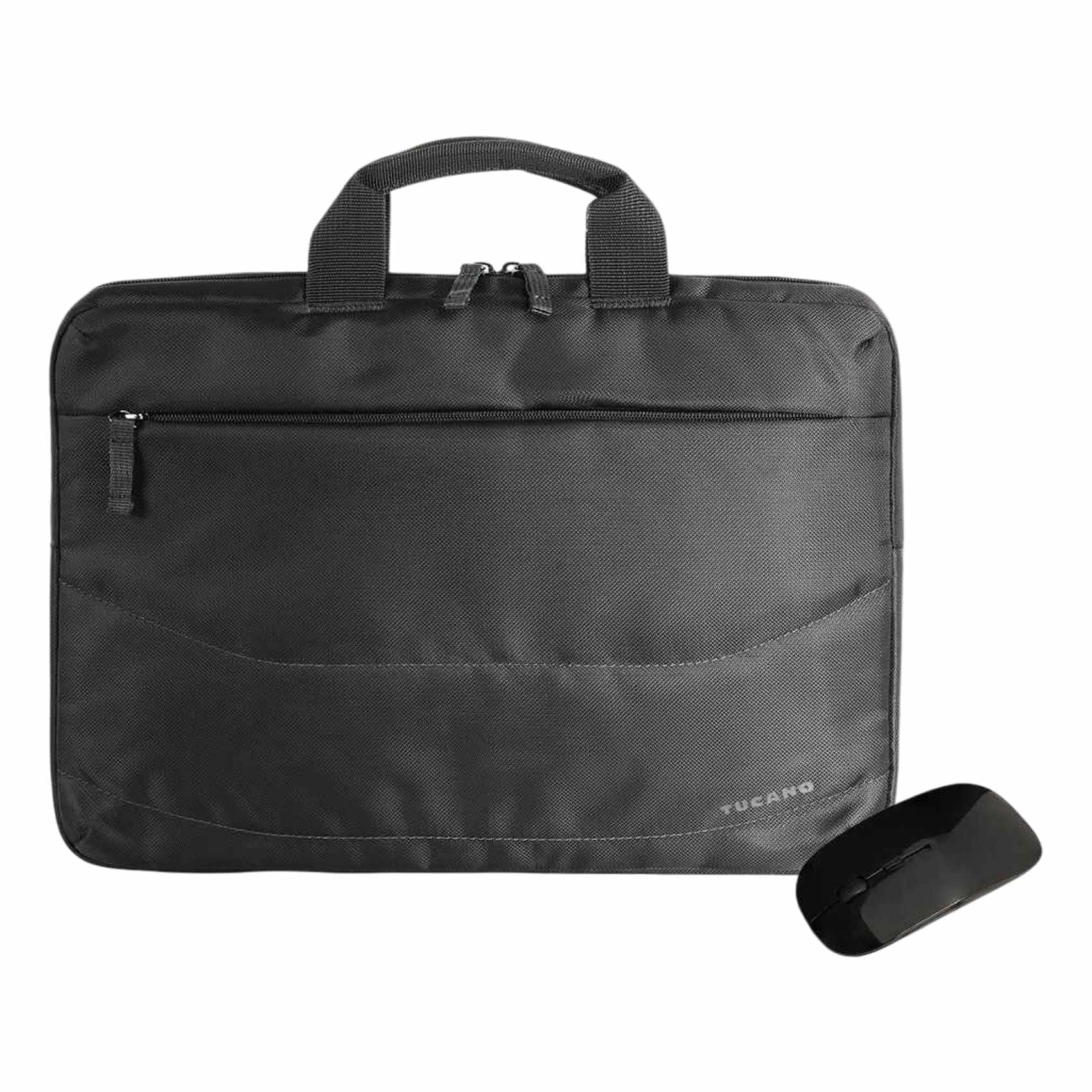 Carrefour Topload Laptop Bag - 13 inch/14 inch + Wireless Mouse