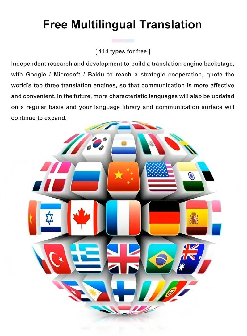 AI Translation Earbuds - 134 Languages