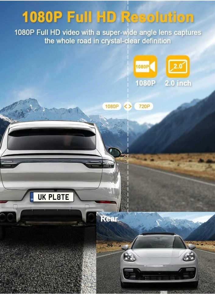 Dash Cam 1080 pixels