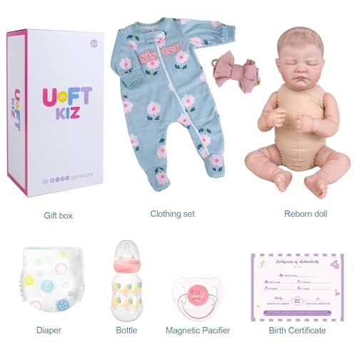 Reborn Baby Doll - 20" Vinyl Soft Cloth Body Ages 3+