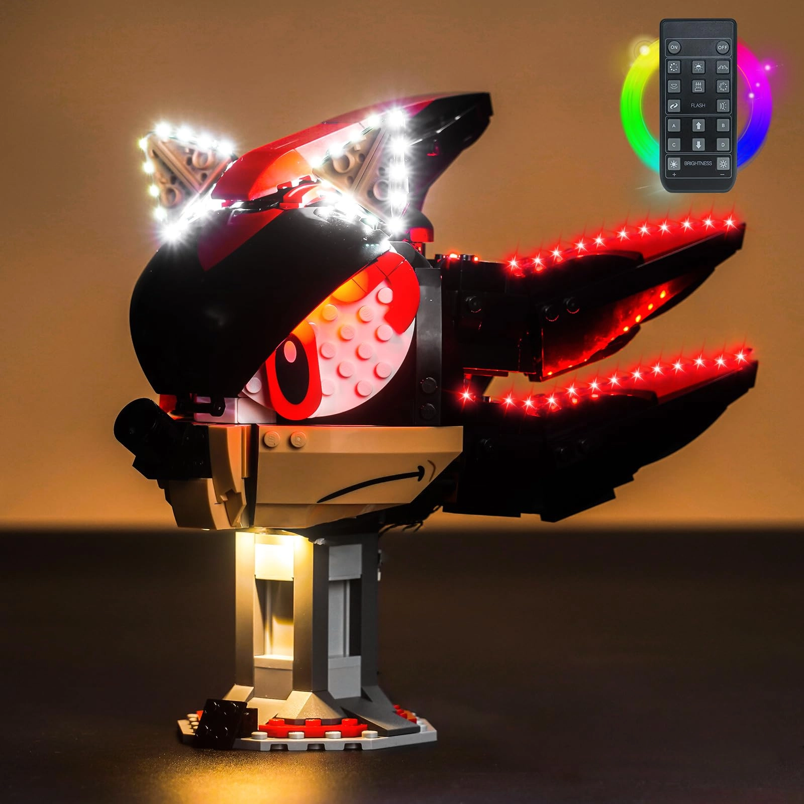BrickBling Shadow The H'edgehog (77000) - Light Control LED Light Kit