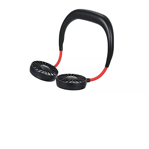 Hanging neck fan - rechargeable portable White