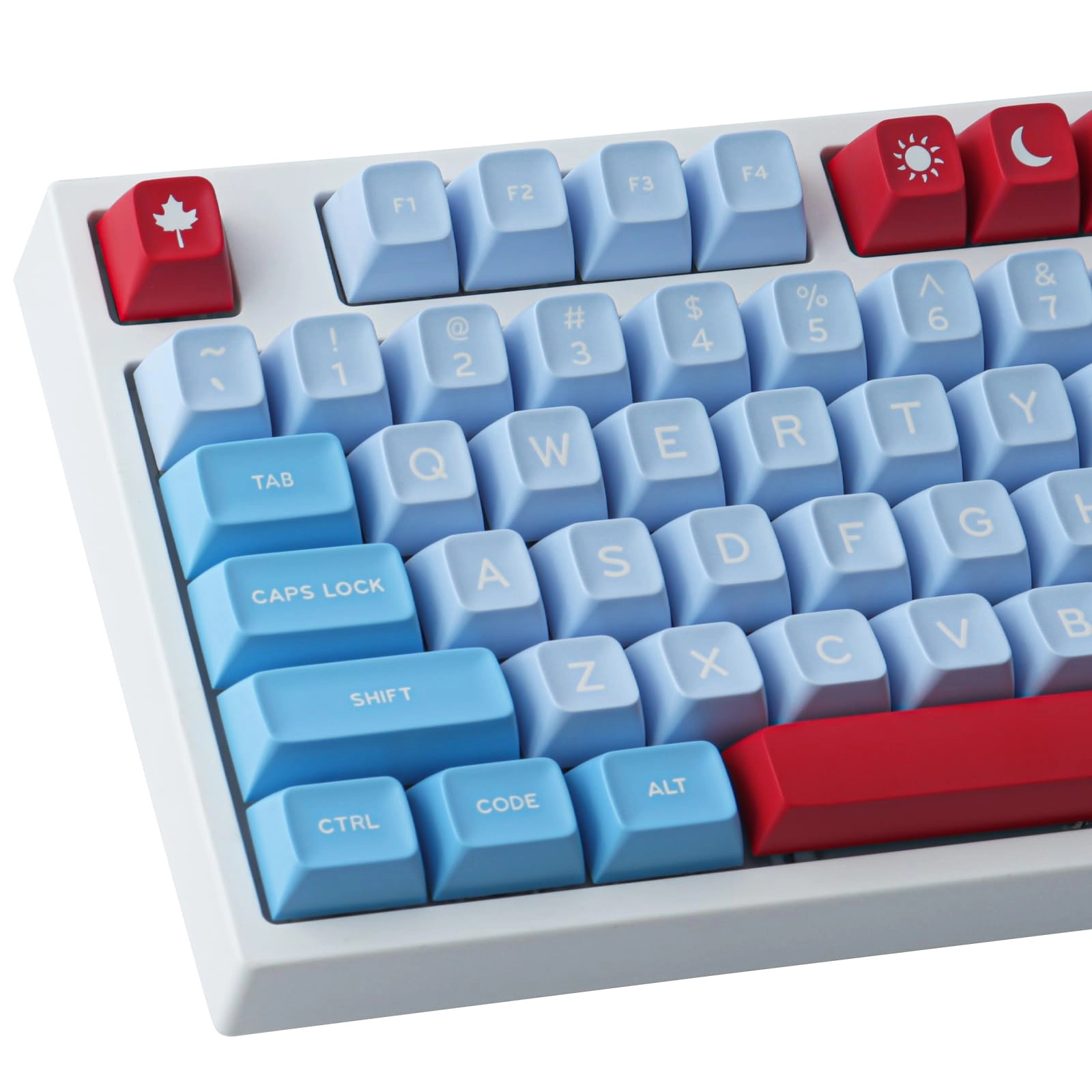 DinBum Double Shot Keycaps - QWERTY USB-A