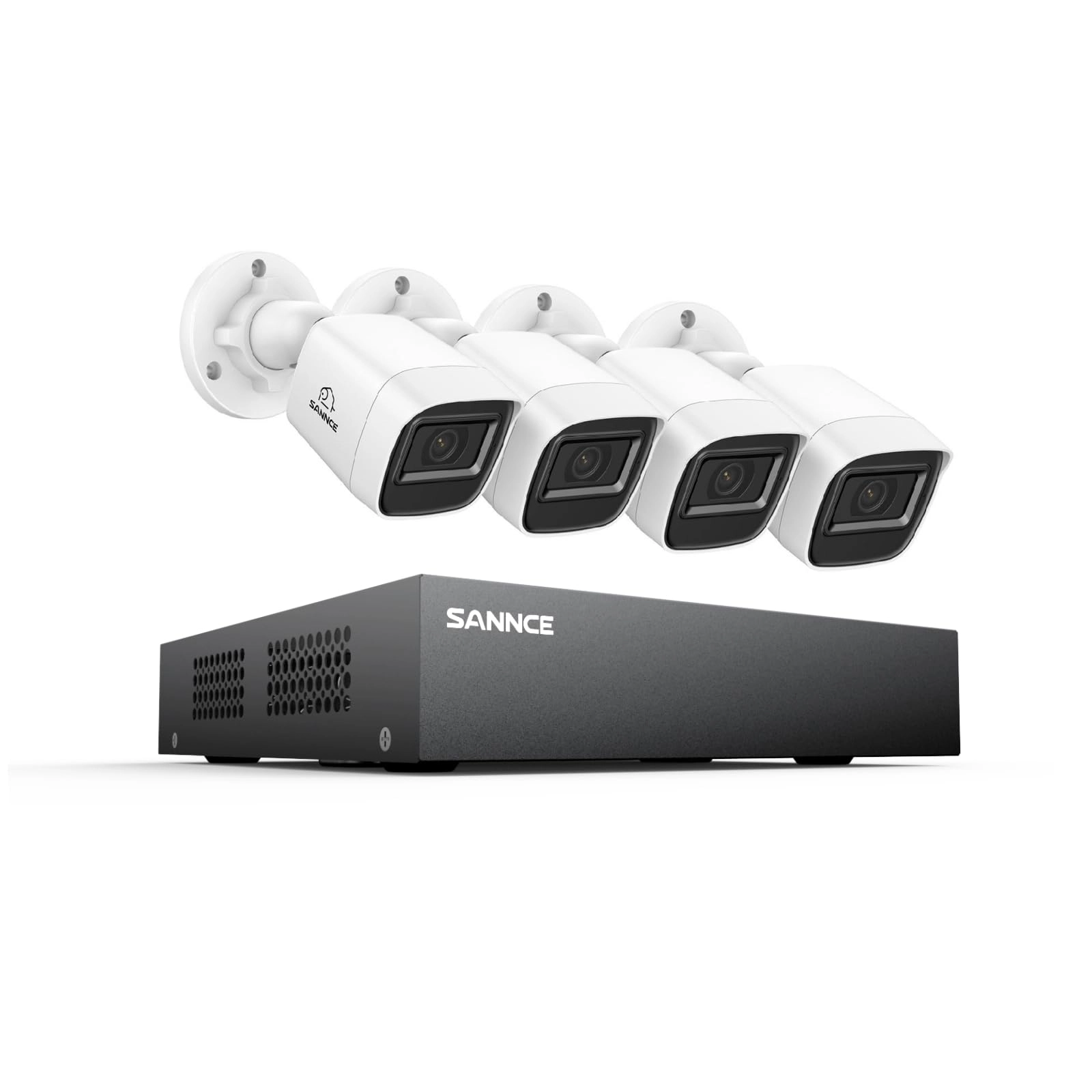 SANNCE 8CH 1080N Surveillance DVR + 720P 1.0MP HD-TVI Camera