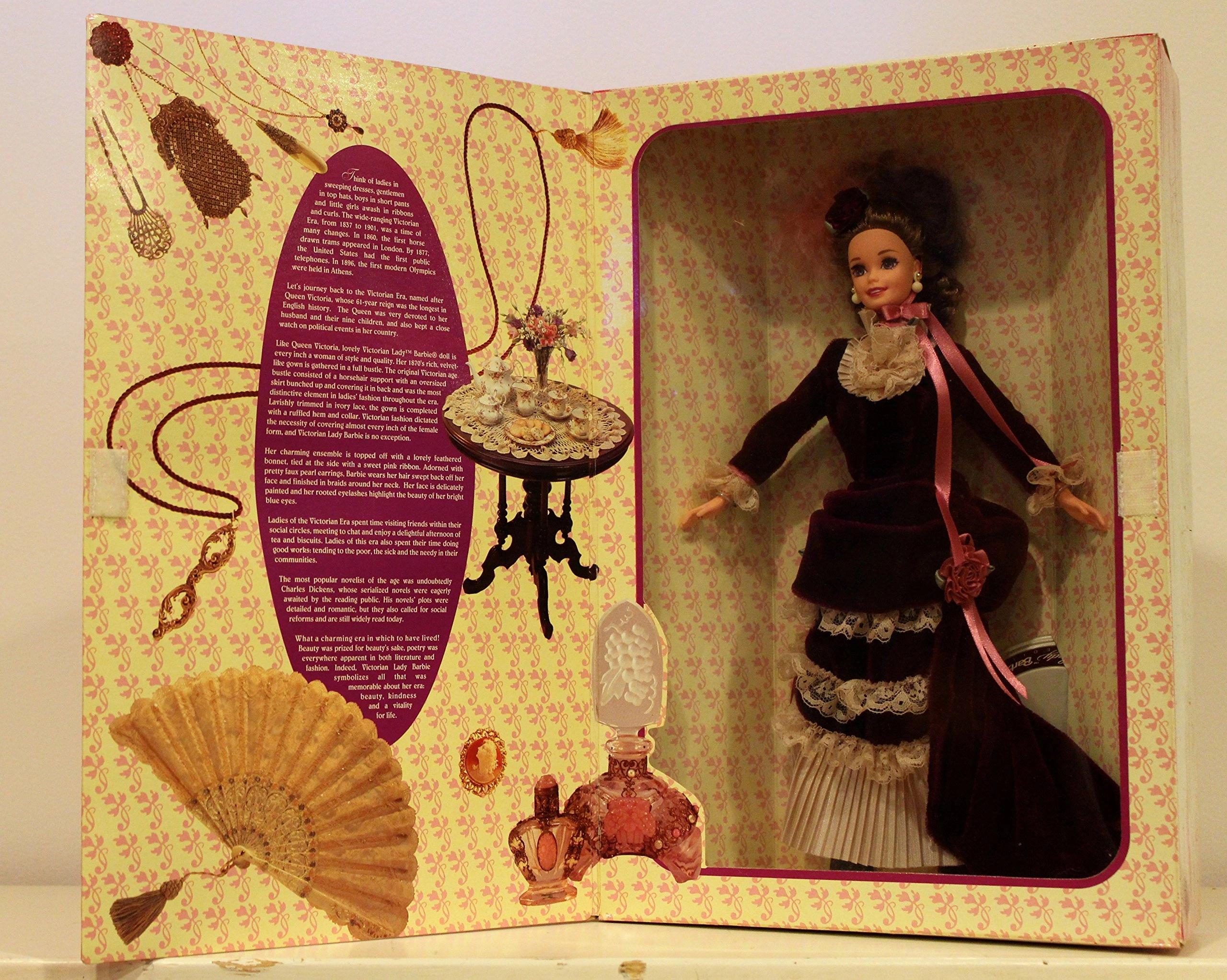 Barbie The Great Eras Collection - Volume Eight - Victorian Lady - 1996 Collector Edition Bordeaux Ages 14+