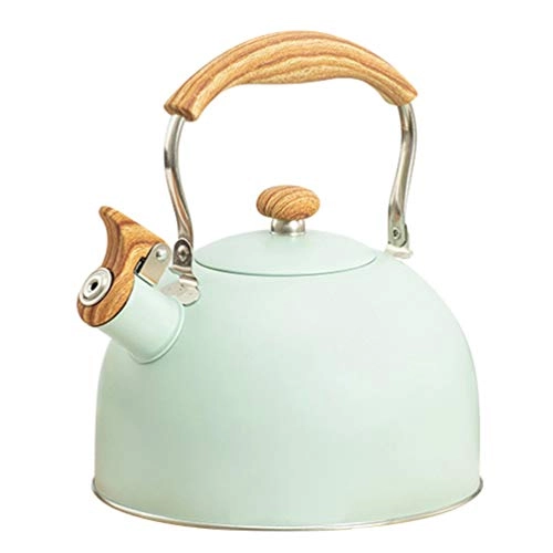Whistling Tea Kettle - Wooden stainless steel 2.5L