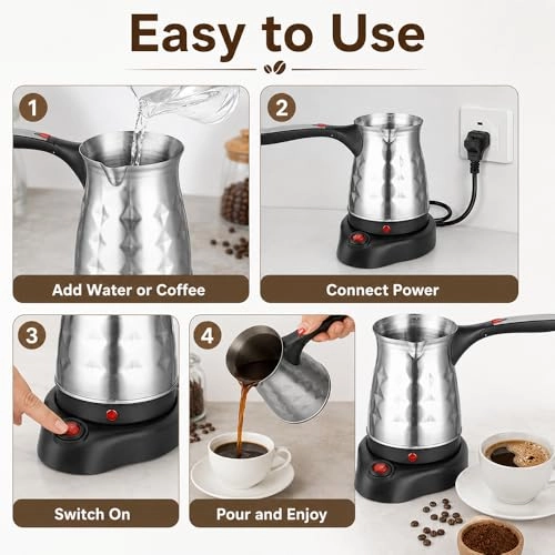 Electric Turkish Coffee Maker - Cafetière Turque Electrique