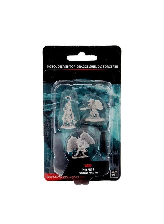 WizKids Kobold Inventor + Dragonshield + Sorcerer - D&D Nolzur's Marvelous Miniatures