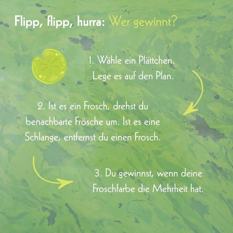 Flipping Frogs - Strategy & Deduction Game (French, German)