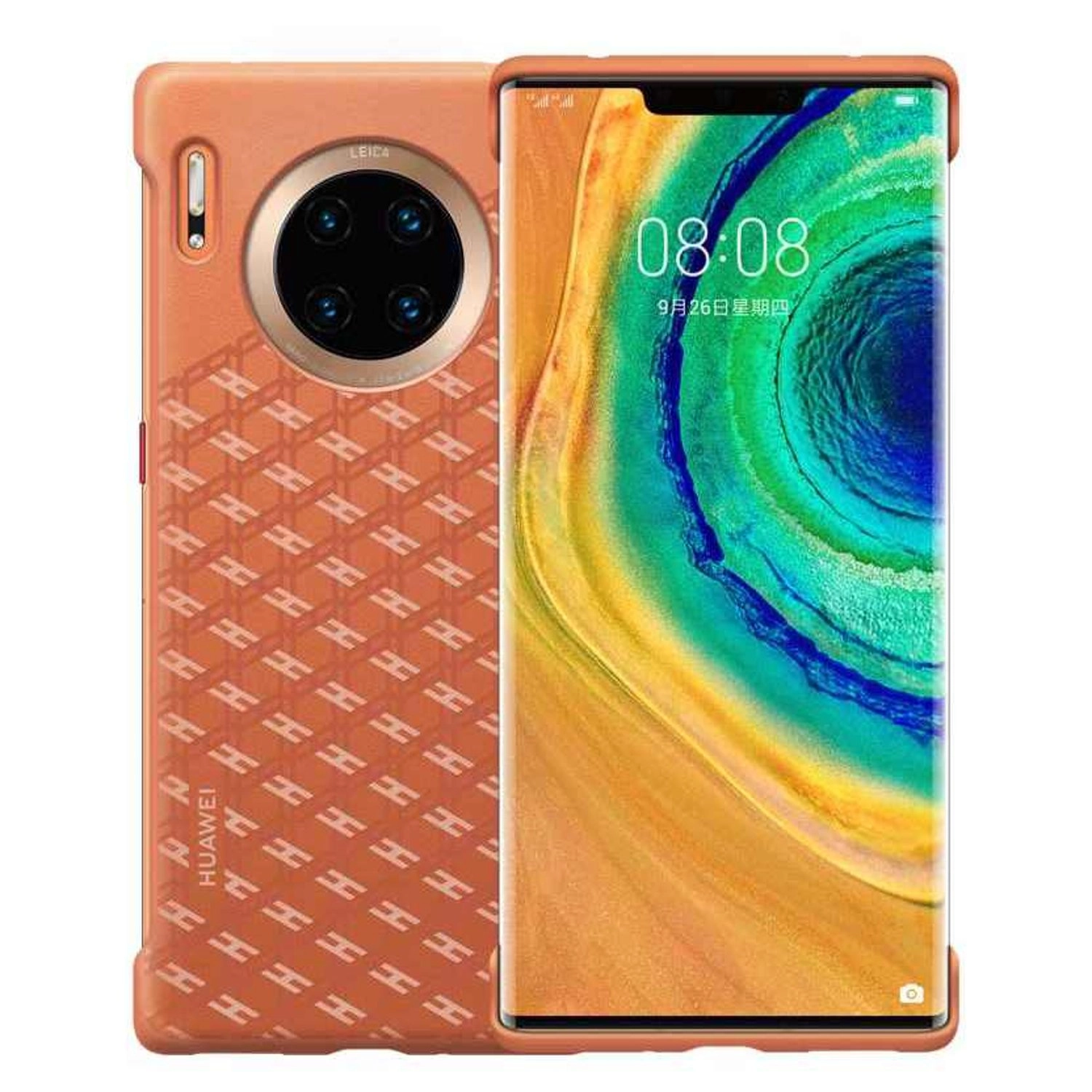 Vegan Leather PU Case Back Case for Huawei Mate 30 Pro