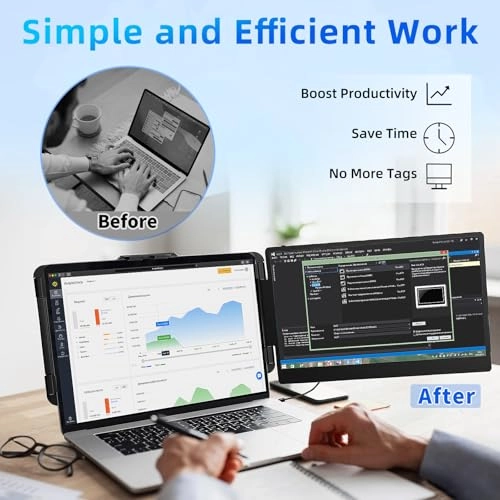 Laptop Screen Extender Travel Monitor - S1 14 Inches 1920x1080