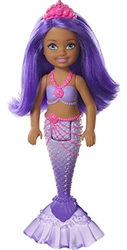Barbie Dreamtopia Chelsea Mermaid Doll - 6.5-Inch Multicolor Ages 3+