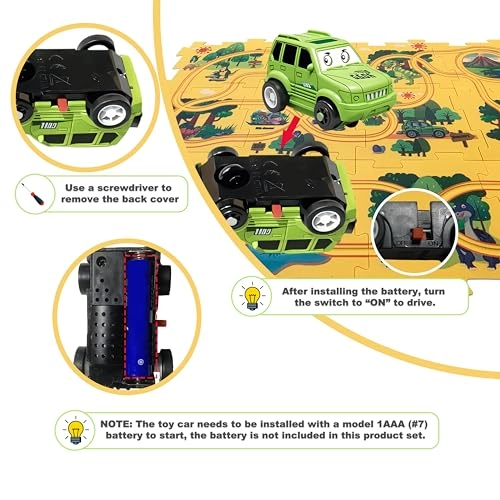 Puzzle Track Car Play Set (LHB004-GDC25)