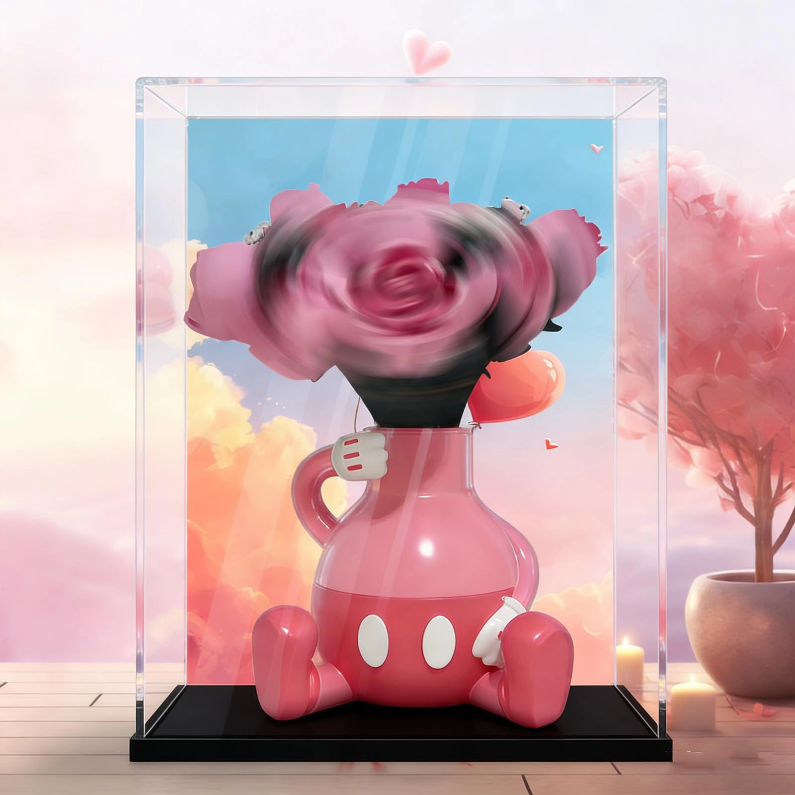 Generisch Display Case (10374) - Acrylic 20 x 20 x 38 cm