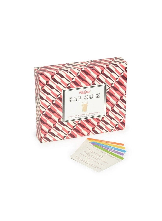 Ridley's Bar Quiz Trivia - Card Game