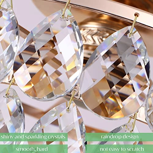 Mini Small Crystal Ceiling Lamp - Dimmable
