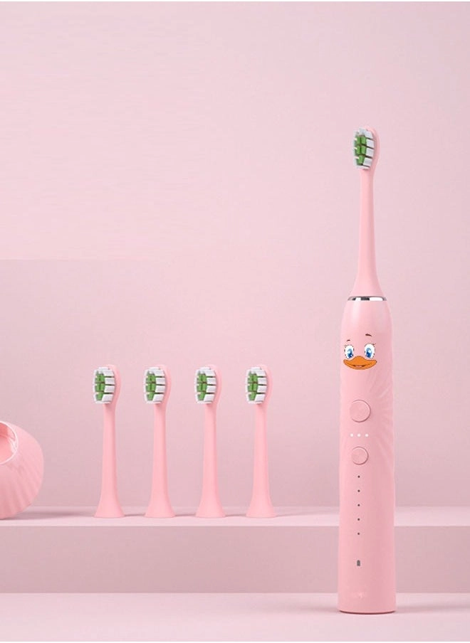 Electric Toothbrush - Super Soft Blue 4 Different Heads