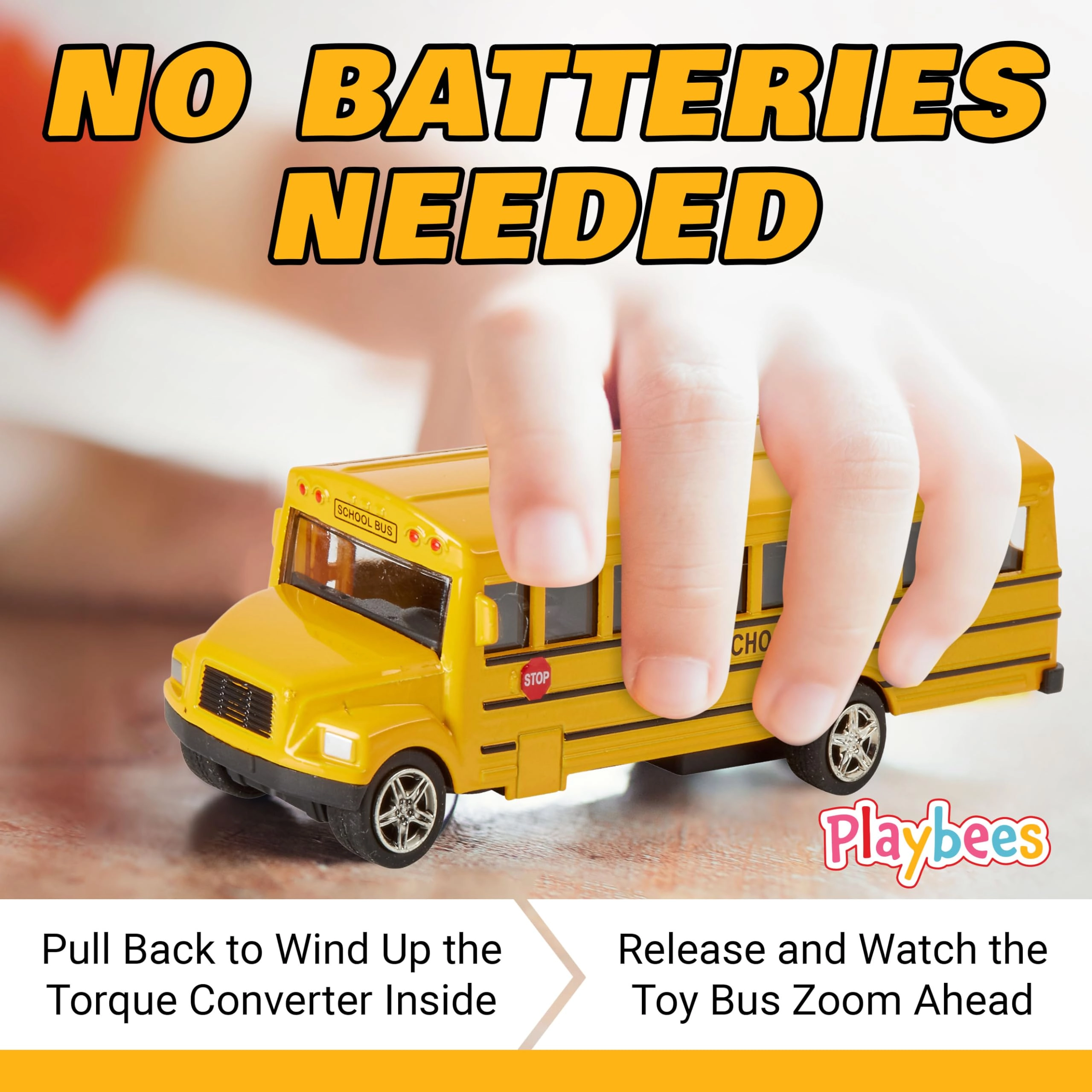 Diecast School Bus - 1:24 1pcs