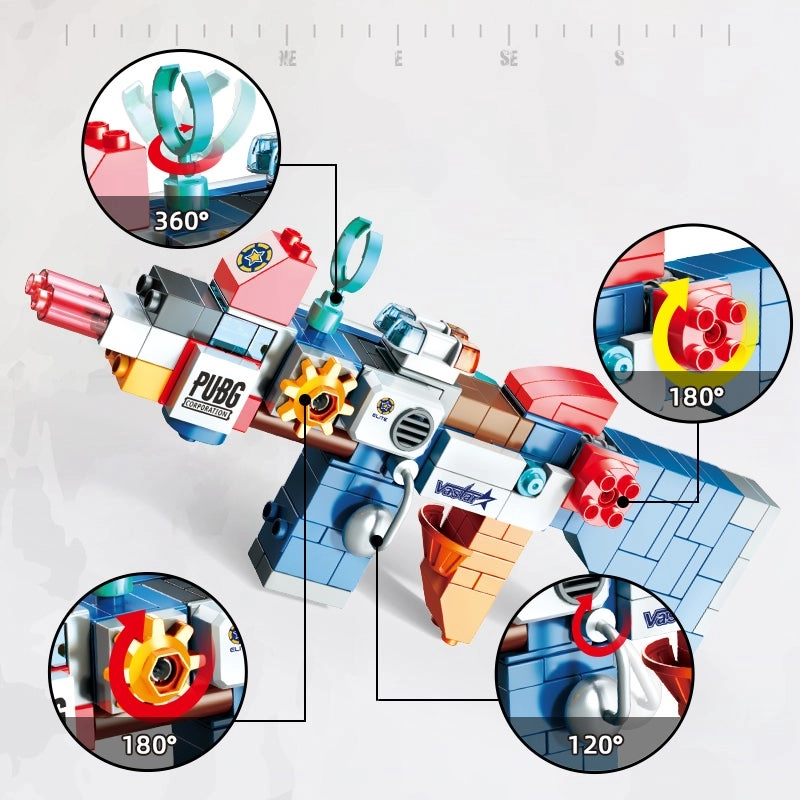 Changeable Combat Gun - 130 pcs