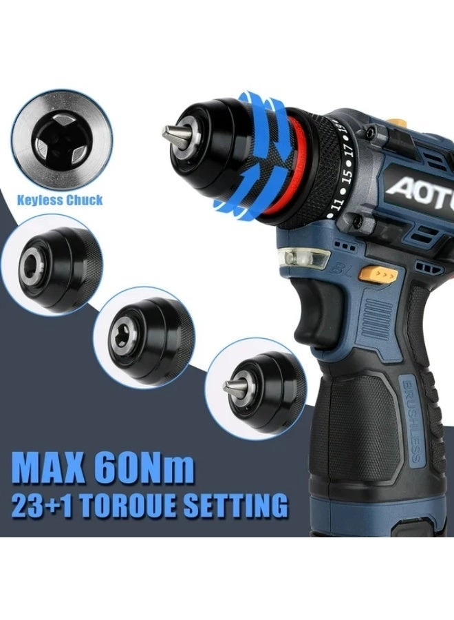 Cordless Drill Set - 4.0Ah 18V