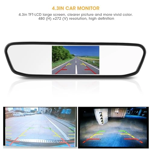 Mirror Dash Cam - 480 (H) x 272 (V)