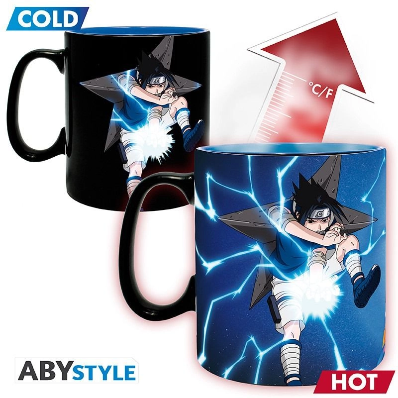 Naruto Shippuden Naruto & Sasuke Heat Change Mug - 460 ml