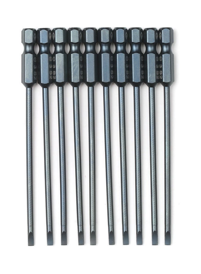 NIBEMINENT Screwdriver Bit Set - 10 Piece Grey
