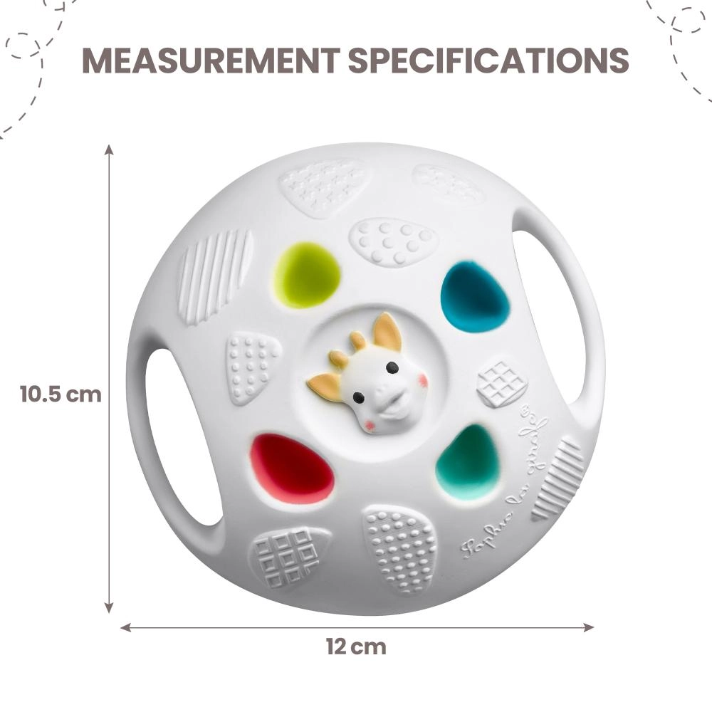 So'Pure Senso'Ball - 3 months 100% NATURAL RUBBER