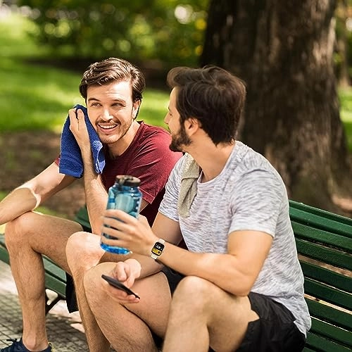 Heart Rate Monitor Watch - 1.75 Inch Touch Screen Heart Rate Blood Pressure Blood Oxygen Monitor