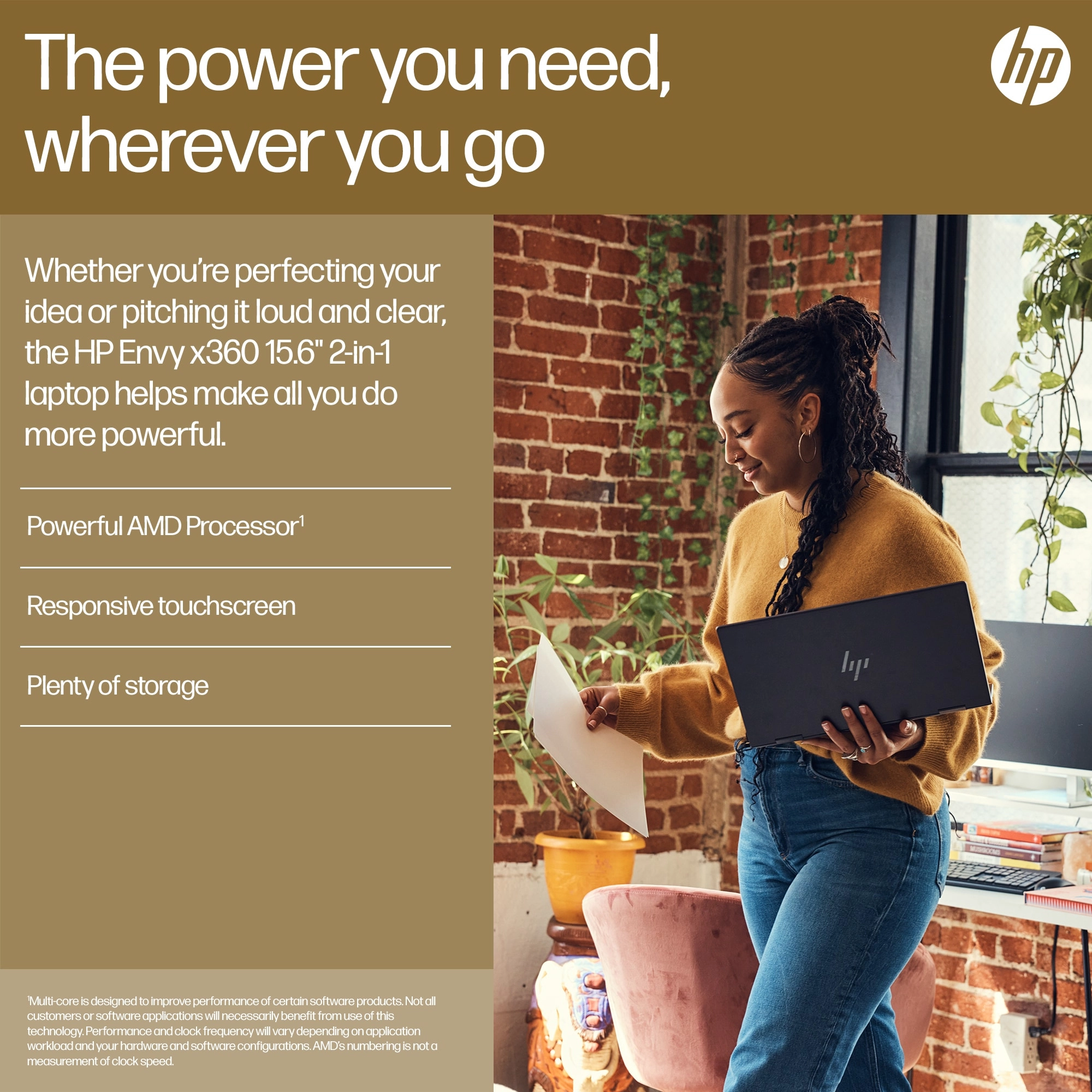 Envy x360 - 15.6'' Ryzen 7 5700U 16GB DDR4 1TB SSD