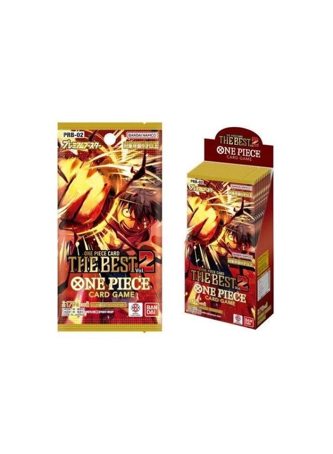 ONE Piece Card Game The Best Vol.2 - Japanese 10 Packs