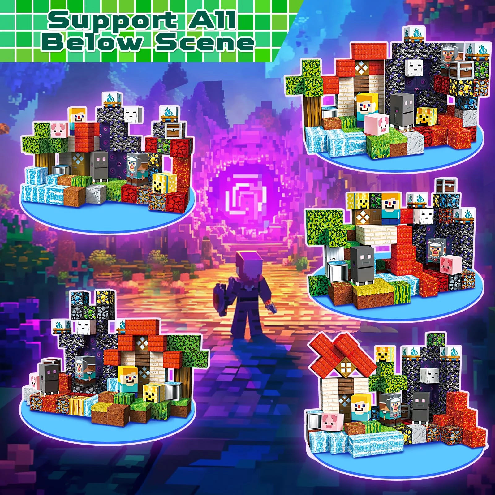 Magnetic Blocks - Portal 100 pcs