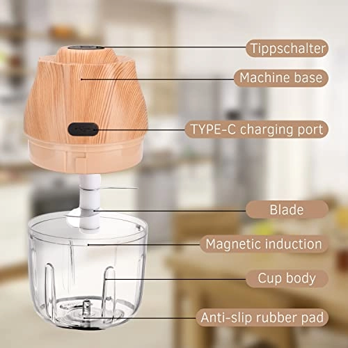 Mini Chopper - 250 ml USB charging