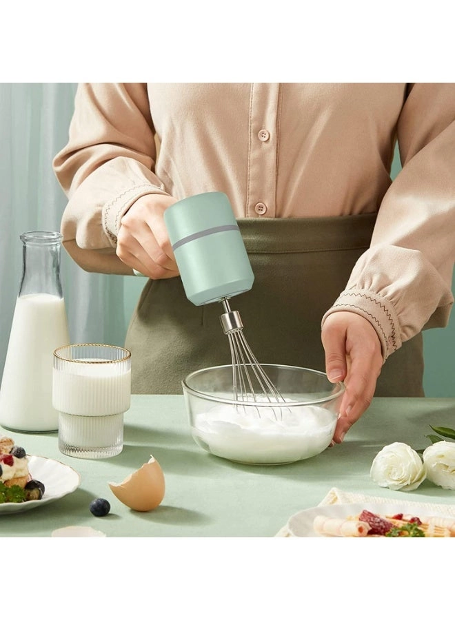 Electric Hand Mixer - 3-in-1 Cordless USB Rechargeable