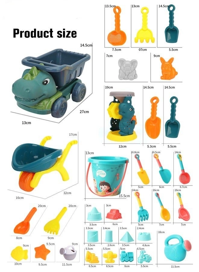 Beach Toy Set - 35 Piece Sand Bucket