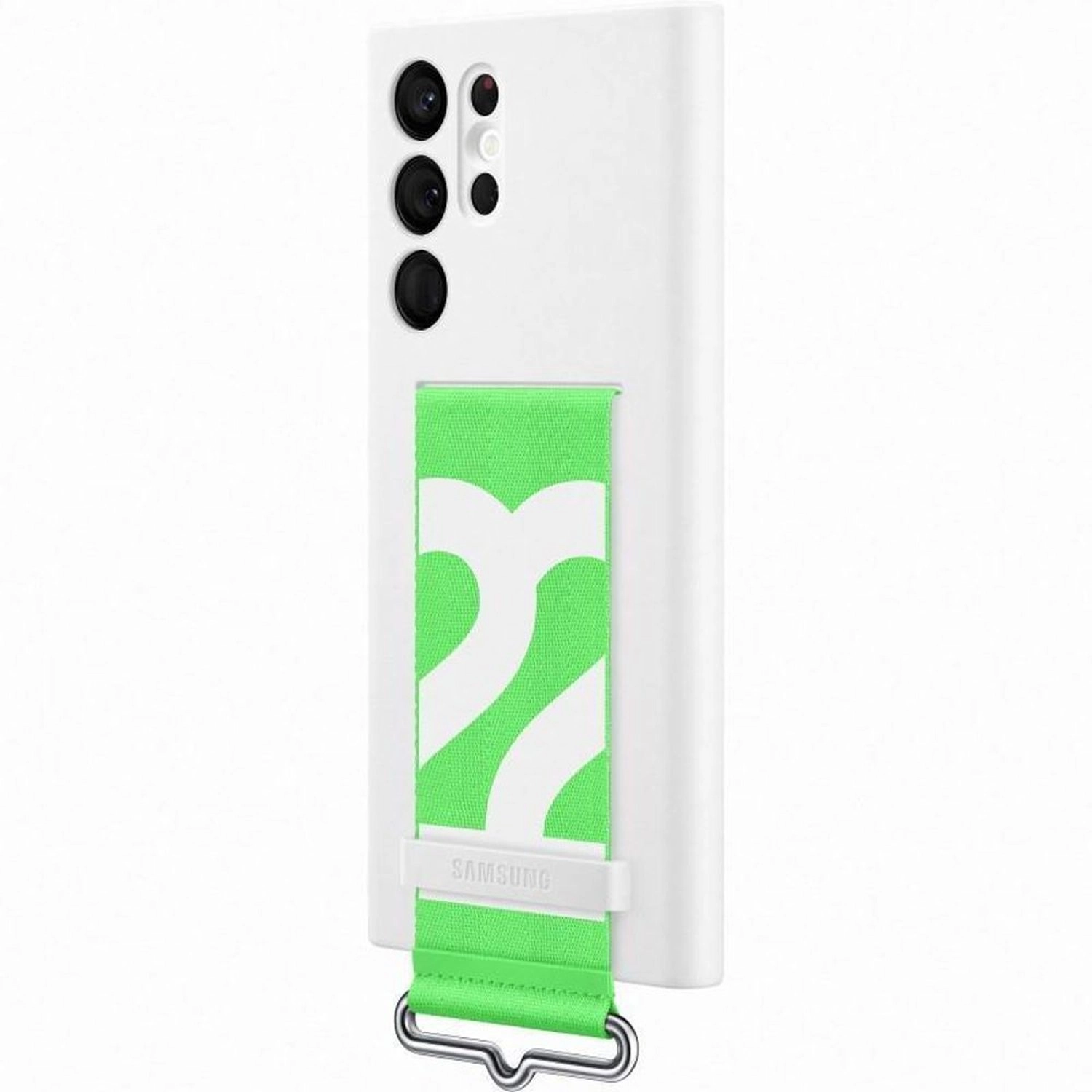 Silicone Cover with Strap Silicone Case for Samsung Galaxy S22 Ultra