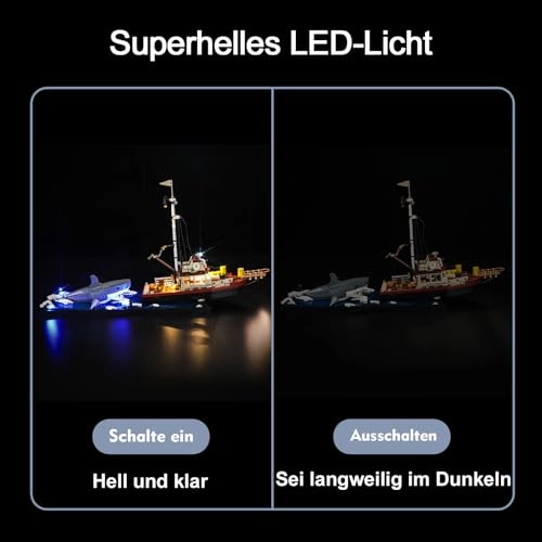 LED Light Set for LEGO 21350 Jaws - Copper