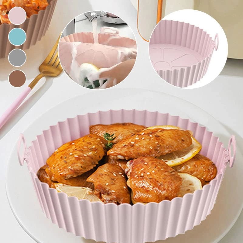 Air Fryer Silicone Baking Tray - Food-grade silicone 1 piece(s)
