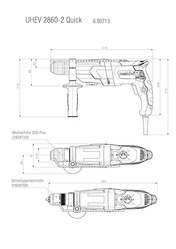 UHEV 2860-2 - 1100W 3.3kg