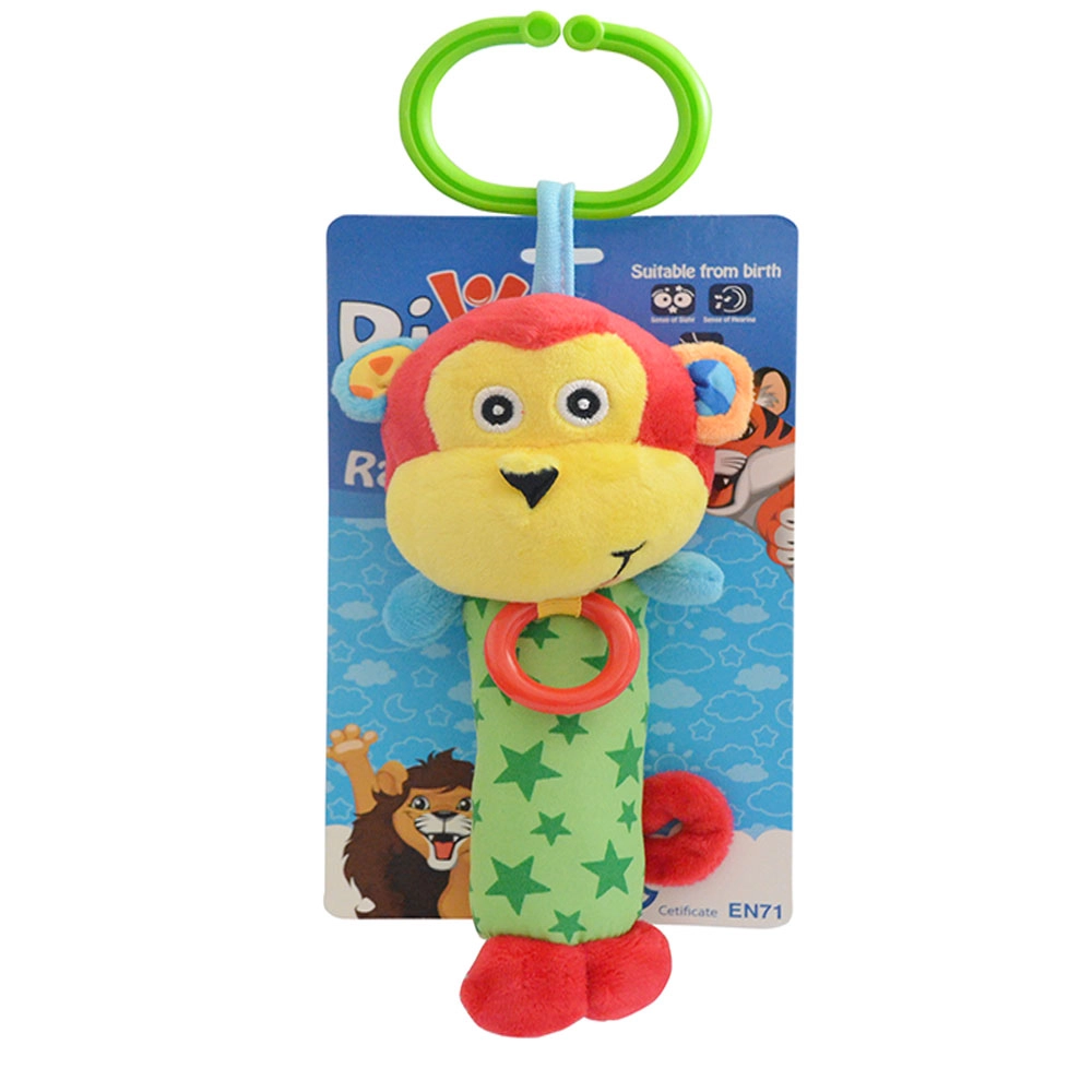 Baby Monkey Rattle Toy - Suitable for 0 month & above Fabric material