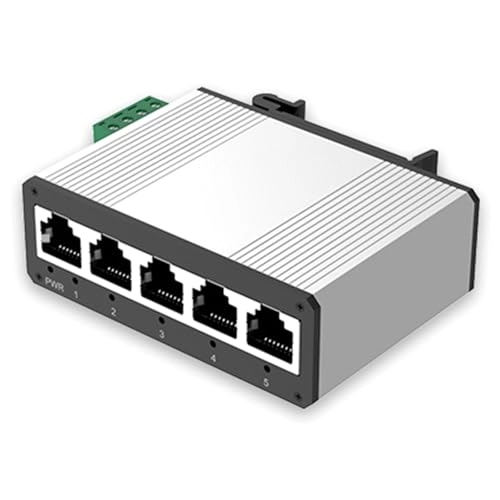 Gigabit five-port miniature industrial switch
