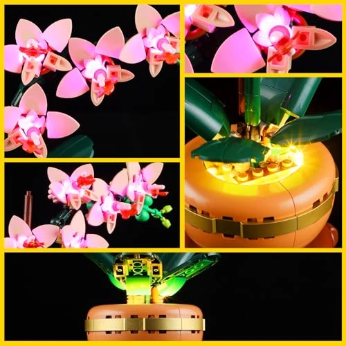 Light Kit for LEGO 10343 Mini Orchid - Plastic