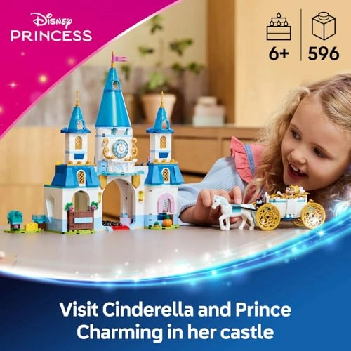 LEGO Disney Cinderella's Castle & Horse Carriage 43275