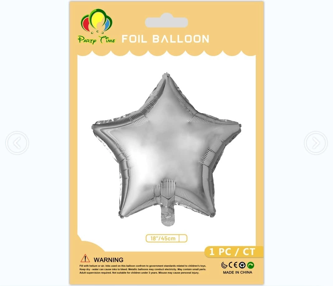 Matte Star Foil Balloon - 1pc/pack Mother's Day Wedding Decoration Engagement Birthday