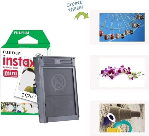 Mini Instant Film - 20 Shots 3 Inch + Mini 12 Case + Mini Photo Book Album
